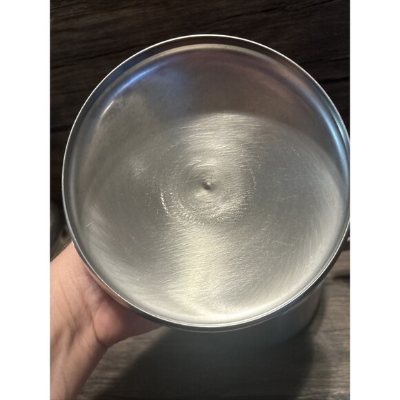 Pre-1968 Vintage Revere Ware 1 Qt Copper Bottom Saucepan Double Screw Handle - Picture 6 of 9